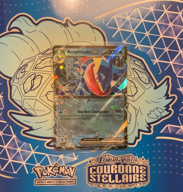 CARTE POKÉMON AMPHINOBI EX 041/142 SCR Couronne Stellaire FR NEUF EUR 1