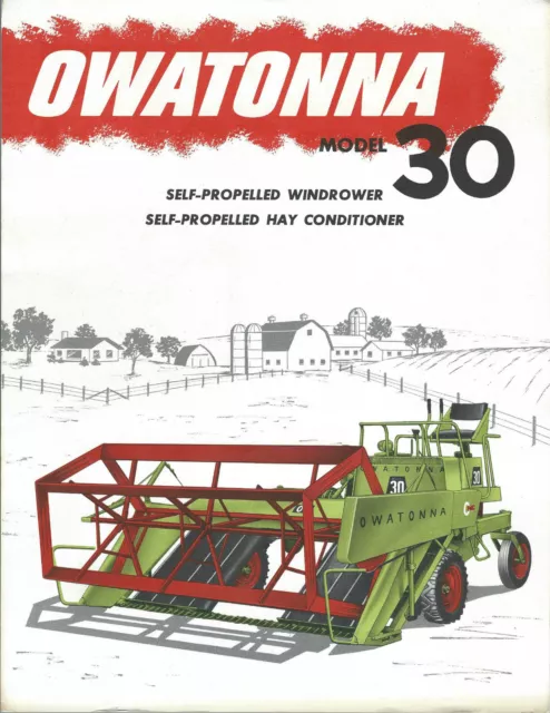 Farm Equipment Brochure - Owatonna - 30 Windrower - 101 Hay Conditioner (F4052)