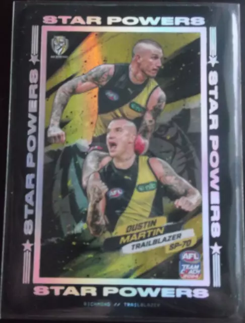 2024 Teamcoach Star Powers Team Richmond Tigers Dustin Martin Sp70 Unused Code