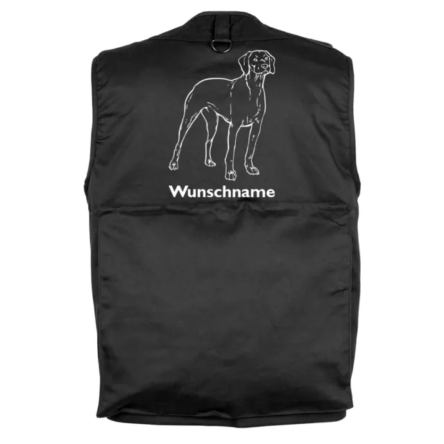 MIL-TEC Hundesport Outdoor Weste Vizsla 2 inkl. Wunschname