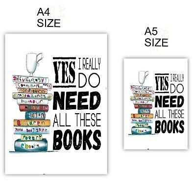 Funny Metal Aluminium Sign For Avid Book Worm, Reader Ideal for Home Library