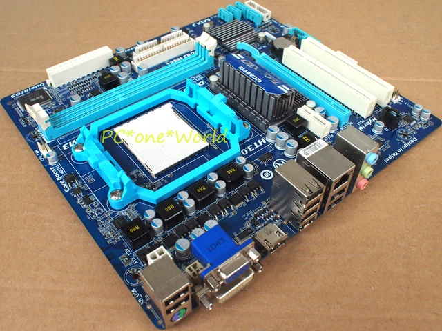 GIGABYTE GA-880GM-D2H V1.4 motherboard Socket AM3 DDR3 AMD 880G 100% ...