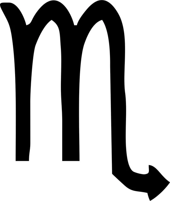 Sticker decal zodiac astrological astrology sign car scorpion scorpio