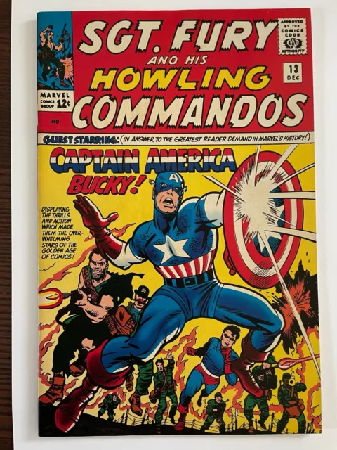 Sgt. Fury and his howling commandos # 13 Captain America 1994 REPRINT