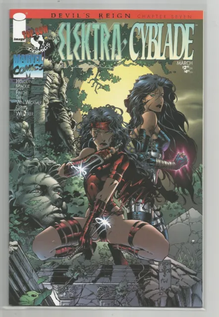 Elektra / Cyblade # 1 * Devil's Reign Chapter Seven * Marvel  & Image Comics