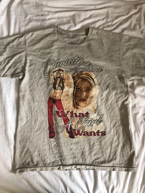 christina aguilera t shirt size medium
