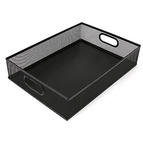 EsOfficce Desk Drawer Organizer Stable Metal Mesh Desk Storage Tray Versatile...