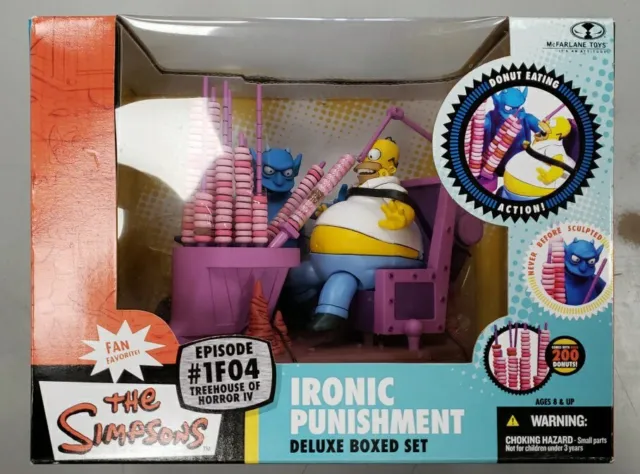 The Simpsons Ironic Punishment Mcfarlane Toys Homer Devil Treehouse of Horror IV