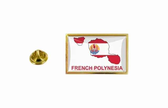pins pin badge pin's drapeau pays carte PF polynesie francaise