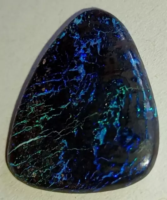 Australian Boulder Opal (Stabilised) 7.85cts Beautiful Fires & Patterns