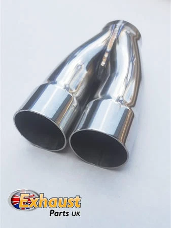 thumbnail image 2 of MIJ Exhaust 51mm Y-Pipe Divider / Merge Collector – Stainless Steel, 2 Into 1 2 of 4