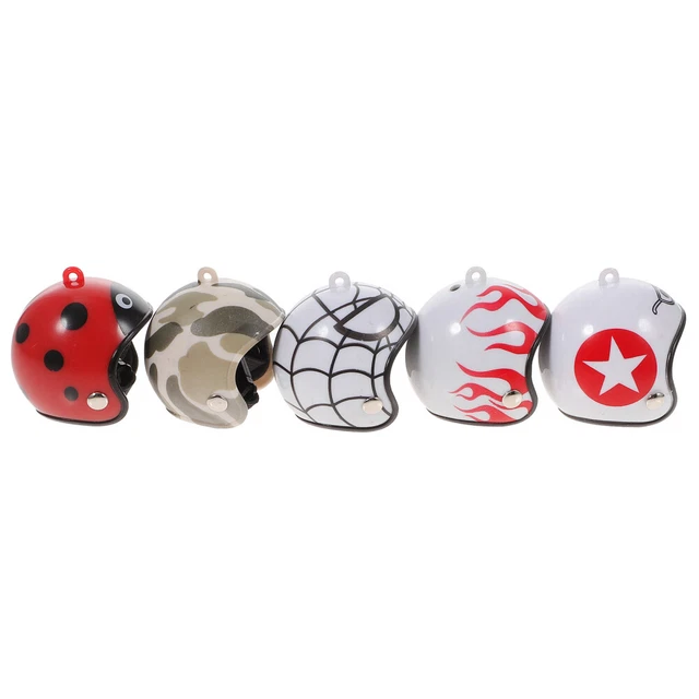 5 un. mini cascos para mini muñeca pollo plástico mini muñeca casco pollo helemt