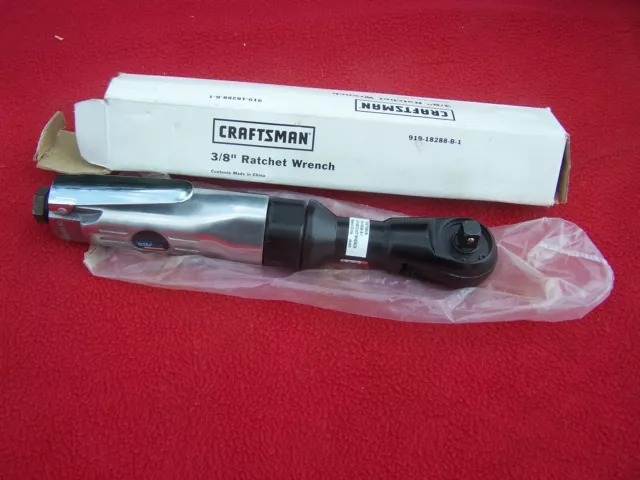 CRAFTSMAN 3/8 inch Drive Air Ratchet Wrench, new in box, (919-18288)