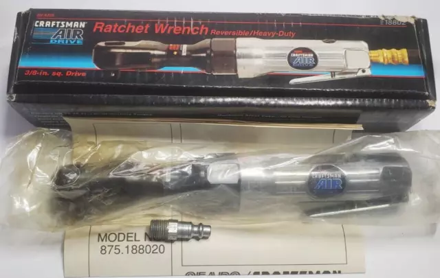 Nib Craftsman 918802 Straight 3/8 Drive Reversible Pneumatic Air Ratchet Wrench