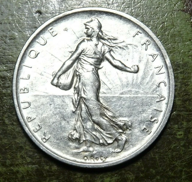 5 Francs Semeuse 1960 / Argent / Silver / SPL (Neuve) / Pièce France 5ème Rép.