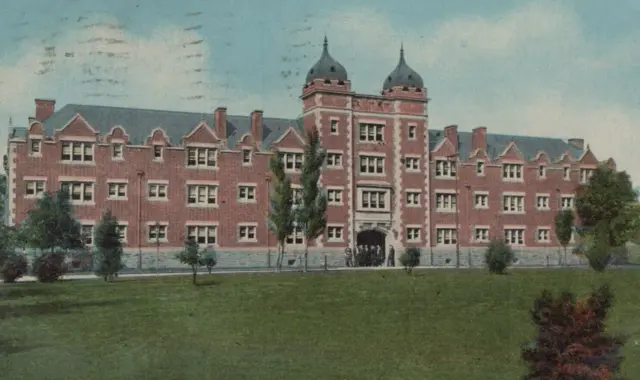 Burks Hall Muhlenberg College in Allentown PA Divided Back Vintage Post Card