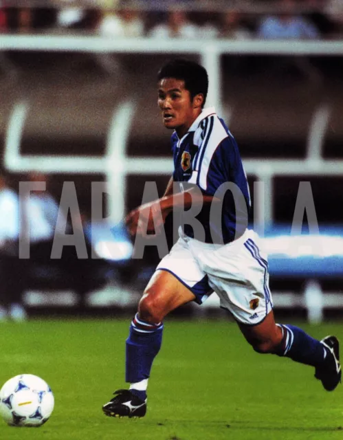 Altes Pressefoto Fußball, Japan, Hiroaki Morishima, 2001, Druck 20 X 30 CM