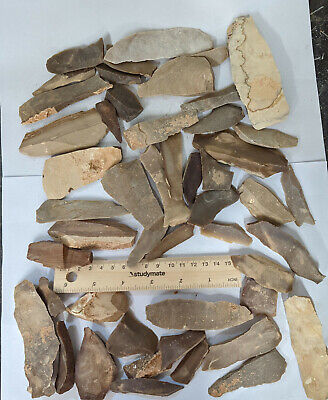 800 Grams NEOLITHIC & PALEOLITHIC Stone age Tools and Artifacts (#F1472)