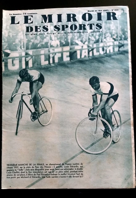 Miroir Des Sports – Journal Vintage – Finale Coupe De France 1931 : Club Français VS SO Montpellier