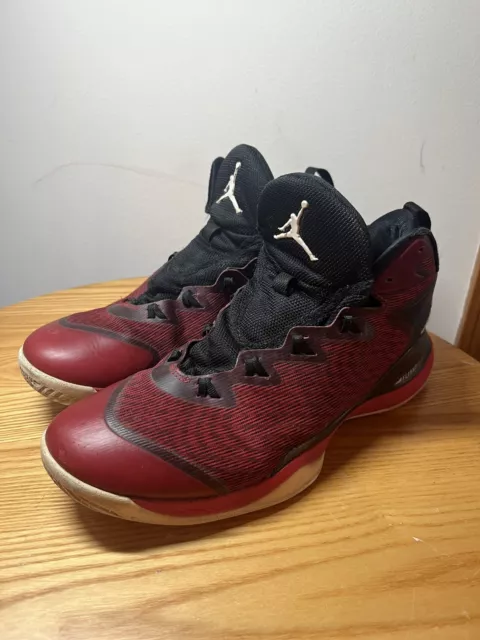 NIKE AIR JORDAN Ln3 basketball Black Red Men shoes Sz 13 US Defect