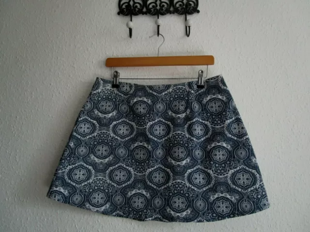 MOTEL ROCKS retro design mandala mini skirt,  waist 33 L / XL festival