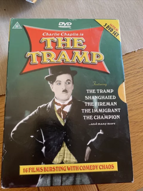 Box Set Of Classic Charlie Chaplin Dvds 16 Films Including The Tramp
