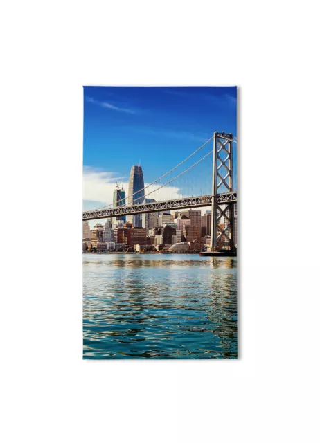 Cuadro en lienzo impreso en el centro de la ciudad de San Francisco 60x100 cm