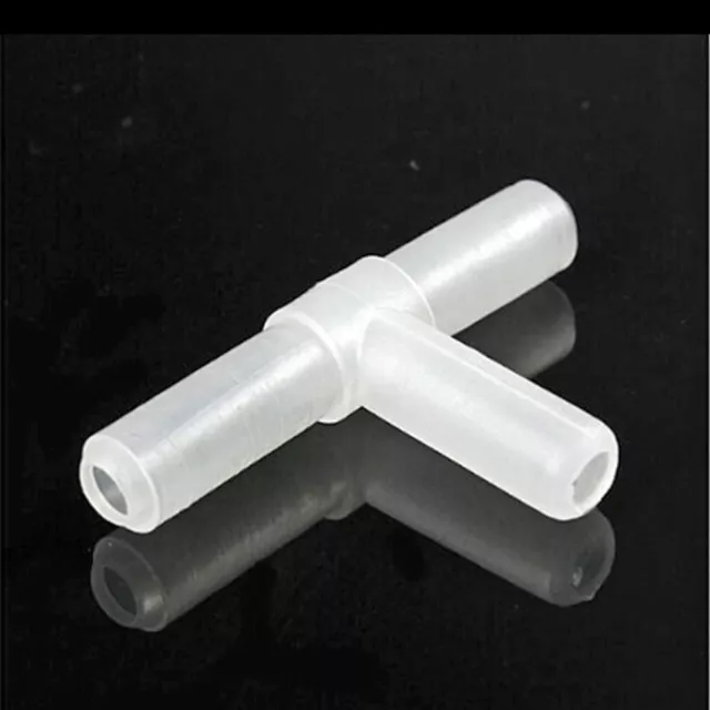 CONNECTEUR de tube en plastique pour aquarium aquarium aquarium aquarium compagnie aérienne 4 ou 6 mm tube 3