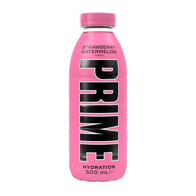 PRIME HYDRATION DRINK by Logan Paul & KSI Strawberry & Watermelon