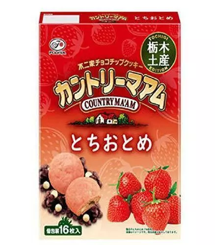 Japanese sweets FUJIYA Limited Luxury Strawberry Country Ma'am 16 Sheets JP 6326