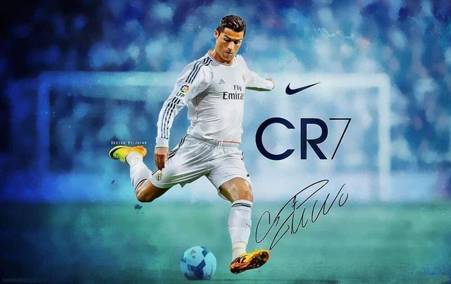 Cristiano Ronaldo Poster 12x18 inch Rolled