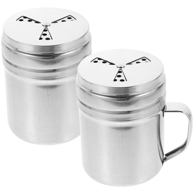 2 piezas Botellas de condimento agitador de pimienta agitador salero
