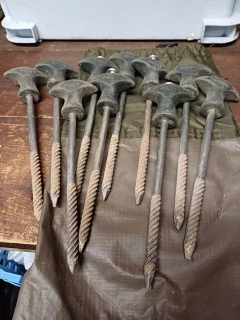 10 Fox Bivvy Pegs, Used- Carp Fishing