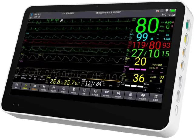 CONTEC CMS8500 Paitnet Monitor Touch 14 Inch Vital Signs Monitor 6 Parameters 2