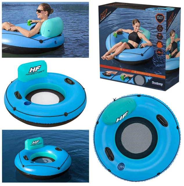 BESTWAY BLAUER SCHWIMMRING - XXL Schwimmreifen Luftmatratze Badeinsel ...