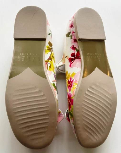 Scarpe Ted Baker nuove con etichette taglia: Regno Unito 4 euro 37 ragazze nuove prezzo portaoggetti piatto fiocco floreale £36 3