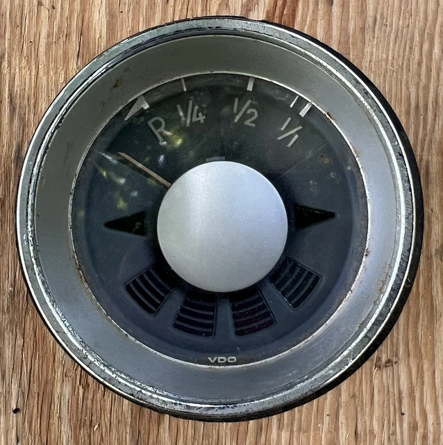 VINTAGE VW VDO Fuel Gauge Instrument Dashboard Part Repair Restore