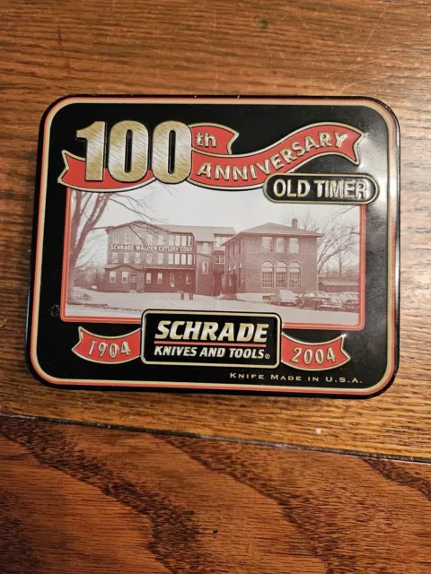 100th Anniversary Old Timer Knife Schrade Knives And Tools. Made In USA.