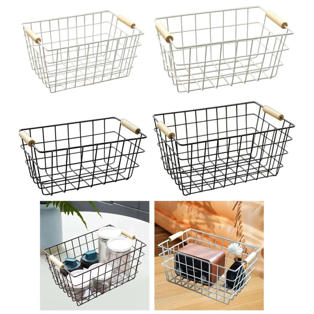 Le Panier De Rangement Pour Objets D'Art En Fer, Panier De Rangement