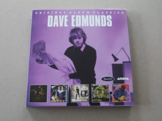 CD Box Set Dave Edmunds Original Album Classics 5 Discs Flying Mallet etc EX