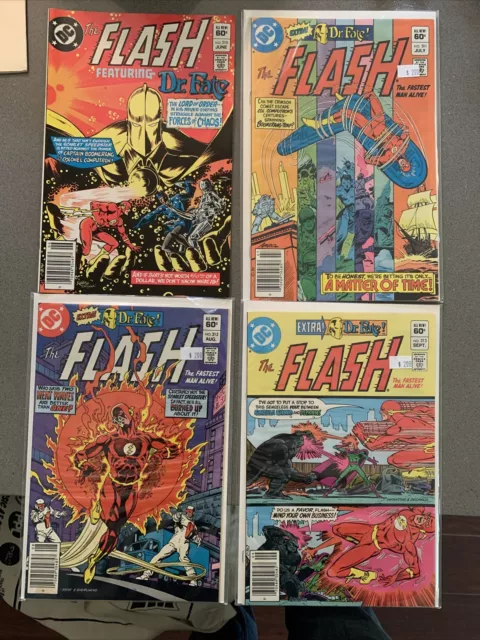 The Flash 310-313 Captain Boomerang Dr Fate Giffen art F