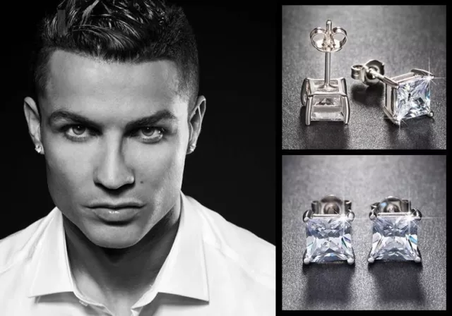 Mens sales zirconia earrings