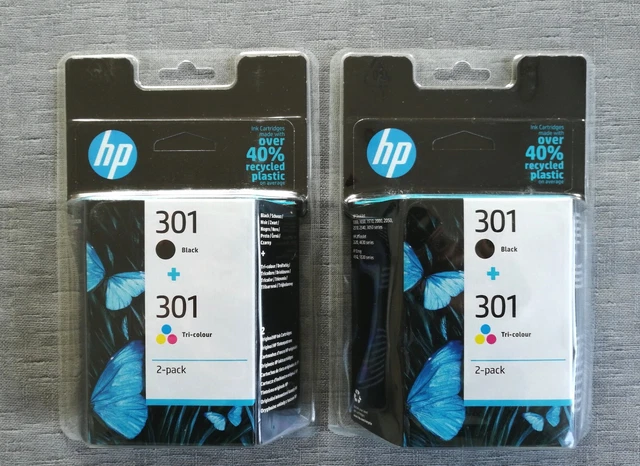 hp 301 original druckerpatrone 2 x set