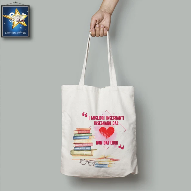 Colorfamily Shopper Maestra Regalo Maestra Grazie Maestra Ideale Come - Foto 3