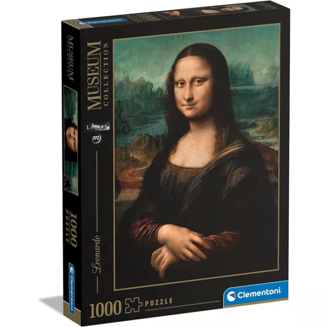 Puzzle Clementoni 1000 pezzi Museum Collection Gioconda di Leonardo da Vinci