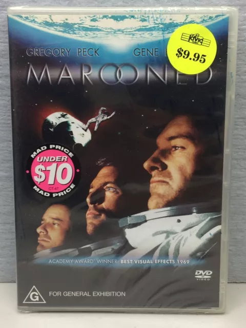 NEW: MAROONED Peck Hackman RARE OOP Movie DVD Region 4 PAL | Free Fast Post