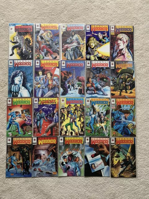 ETERNAL WARRIOR #1-21 (No #2) - 1st APPEARANCE BLOODSHOT #4 & 5 VALIANT ALL NM