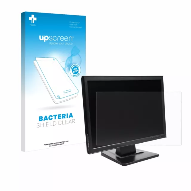 upscreen Schutzfolie für Lenovo D221 Anti-Bakteriell Displayfolie Klar
