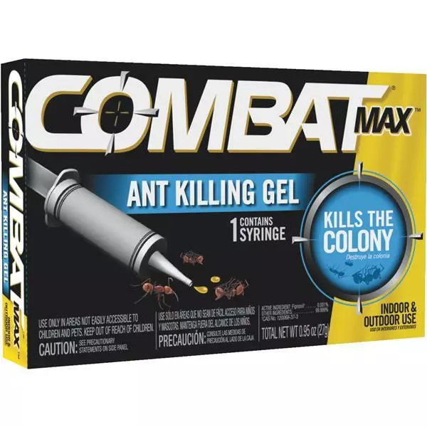 3 Pk Combat 0.95 Oz Syringe Applicator Ant Killer Killing Gel DIA 05457