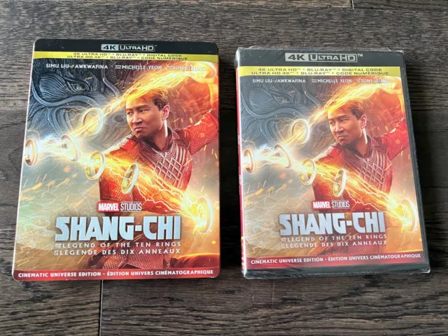 Shang-Chi Legend of the Ten Rings (4K UltraHD + Blu-ray + Digital Code) NEW